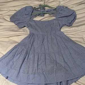 Talulah Eleanor Eyelet Dress | Periwinkle